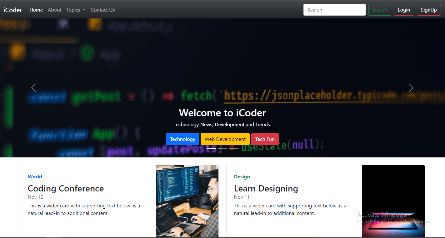 iCoder Website